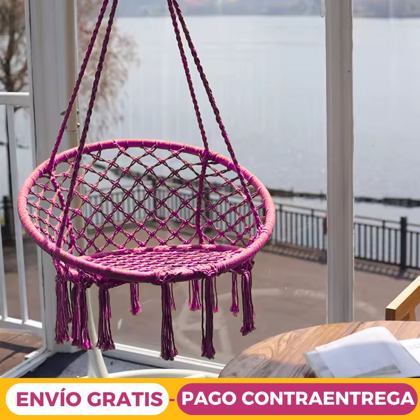 Silla Hamaca Colgante Tipo Columpio